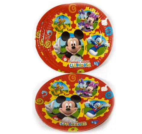 Pin Minnie Mouse Con Platos Fiestas Infantiles Disfrutando En Mi ...