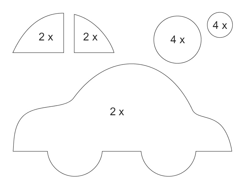 Moldes de carros para imprimir - Imagui