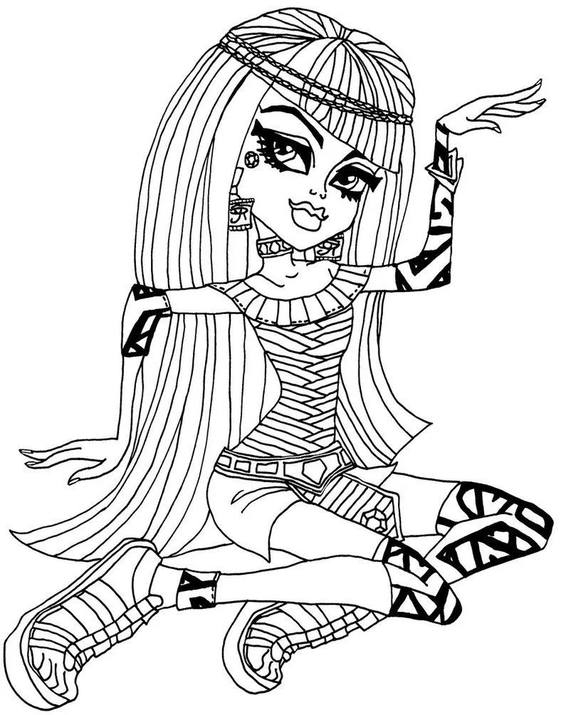 Monster High Desenhos para imprimir colorir e pintar » Desenhos ...