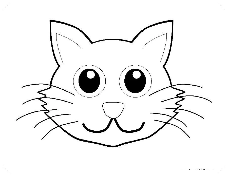 Pin on Dibujos de gatos para Colorear