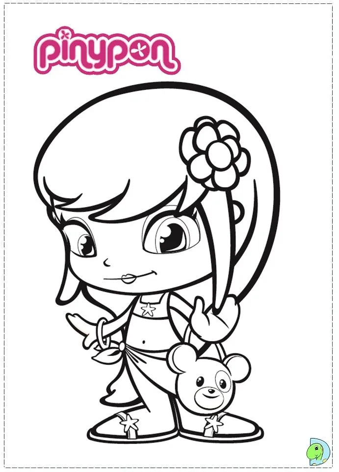 PIN PON Colouring Pages (page 2)