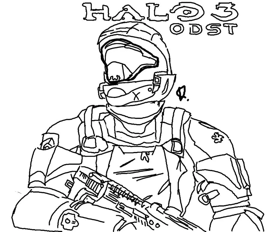 Fotos de halo para colorear - Imagui