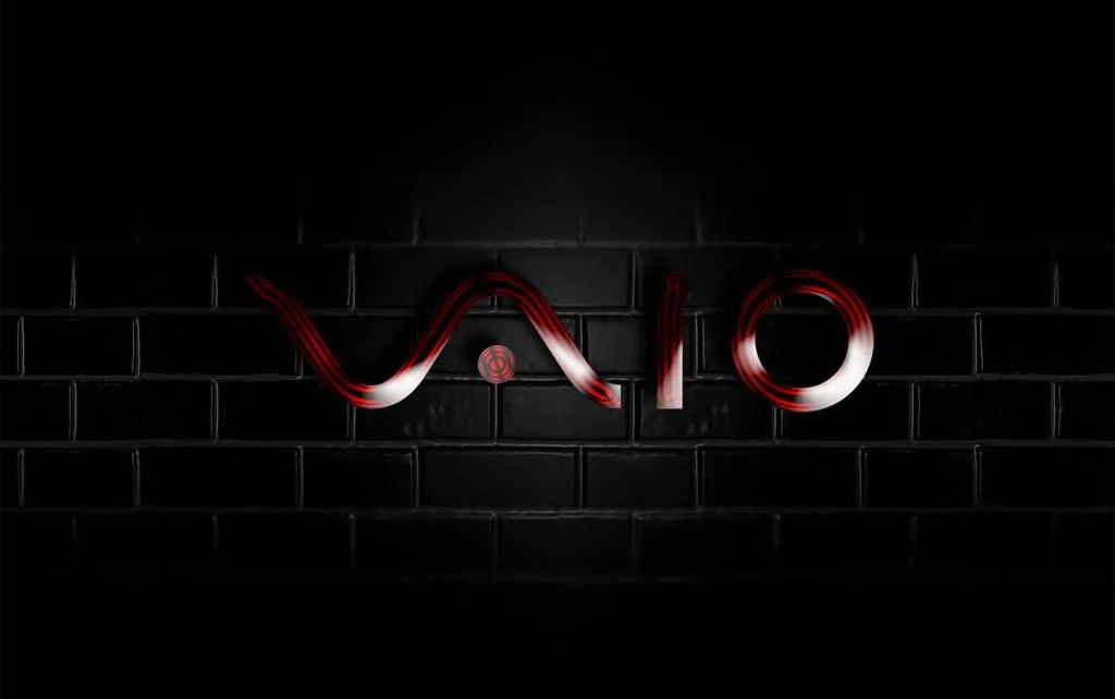 Wallpaper Sony Vaio Dark-Red by ~Autorby on deviantART