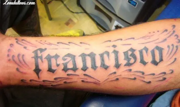 Pin Tatuaje De Gilart Nombres Letras Francisco Anny Imagenes on ...