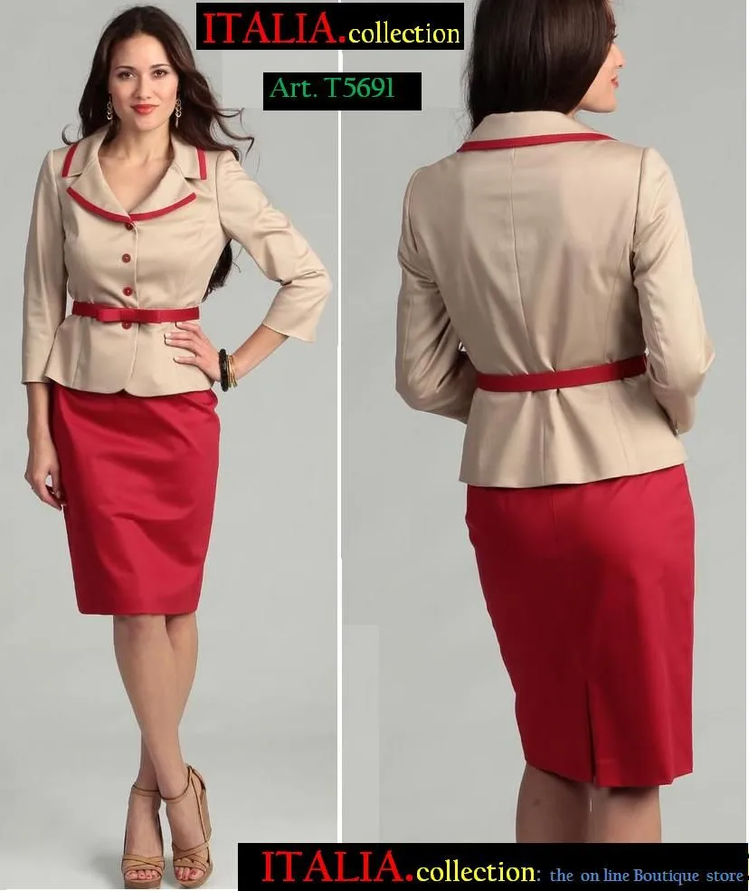 Pin Uniformes Para Oficinas 2012 Gloria Noel Tailoring 259 Minutos ...