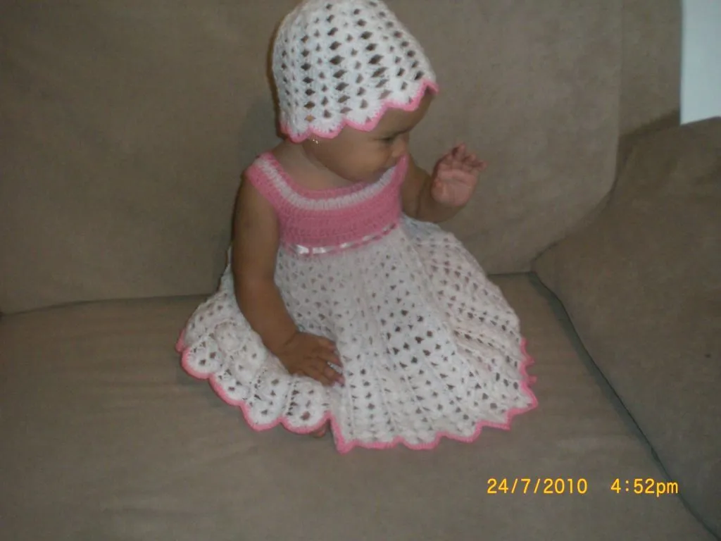 Pin Vestidos Bebe Crochet Paso Imagen Pelautscom on Pinterest