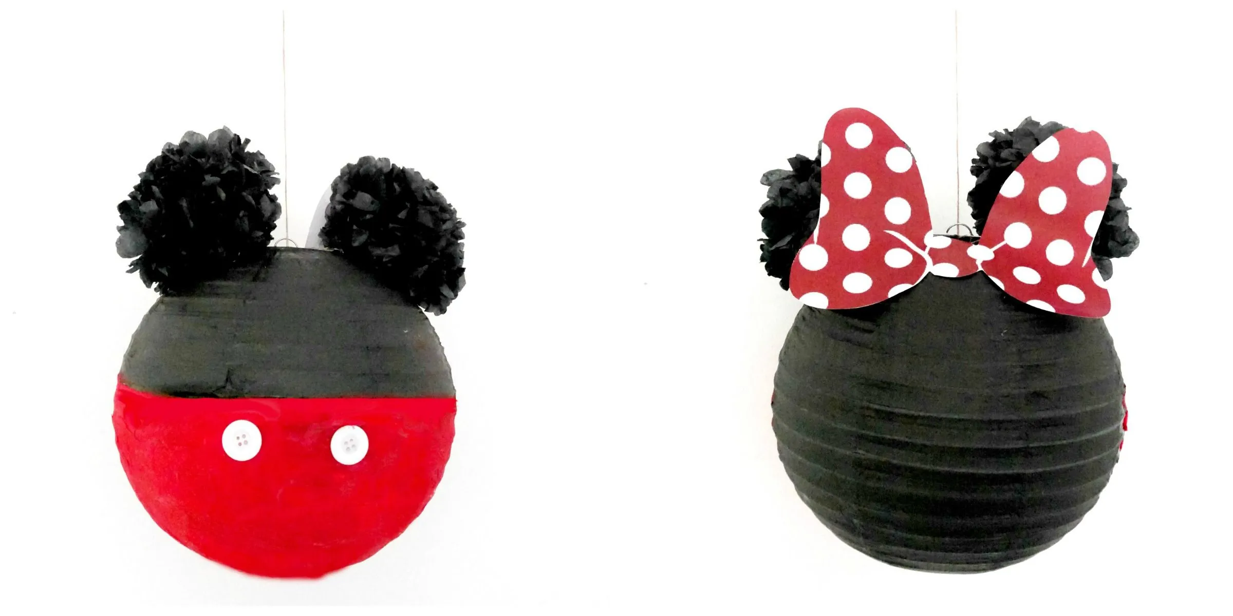 piñata casera de mickey mouse DIY, fiestas - Baballa