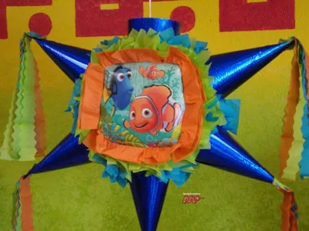 Pinata Finding Nemo Star Shape Festive Holds Candy Party Favor The ...