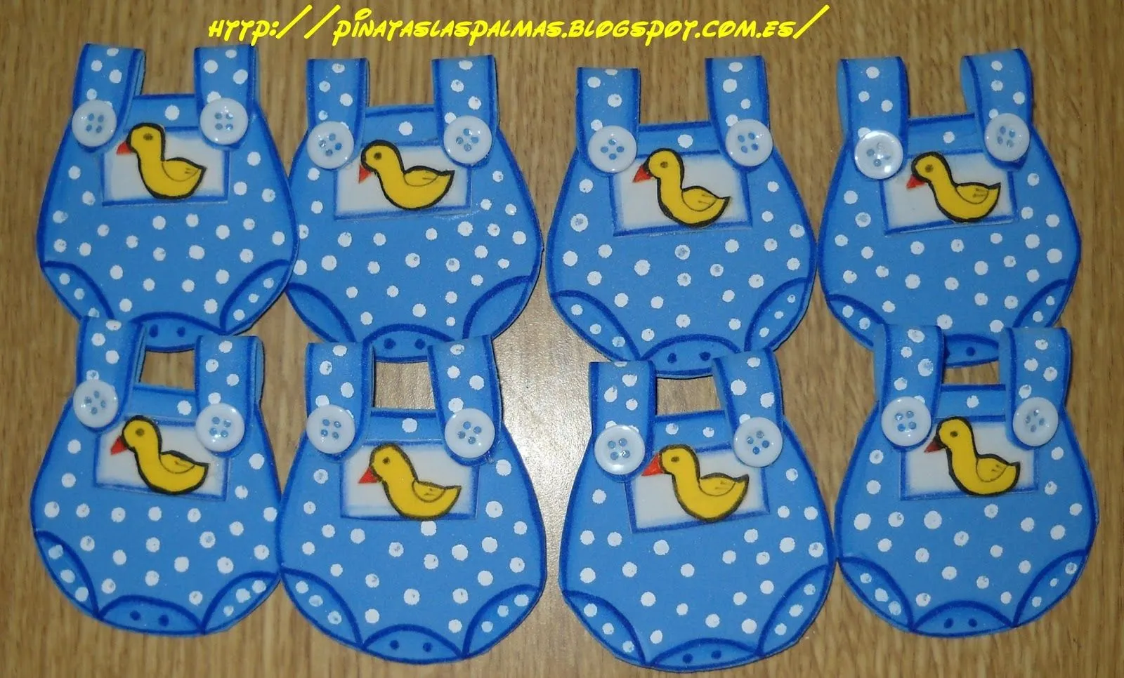 Piñatas Las Palmas: Broches para Baby Shower