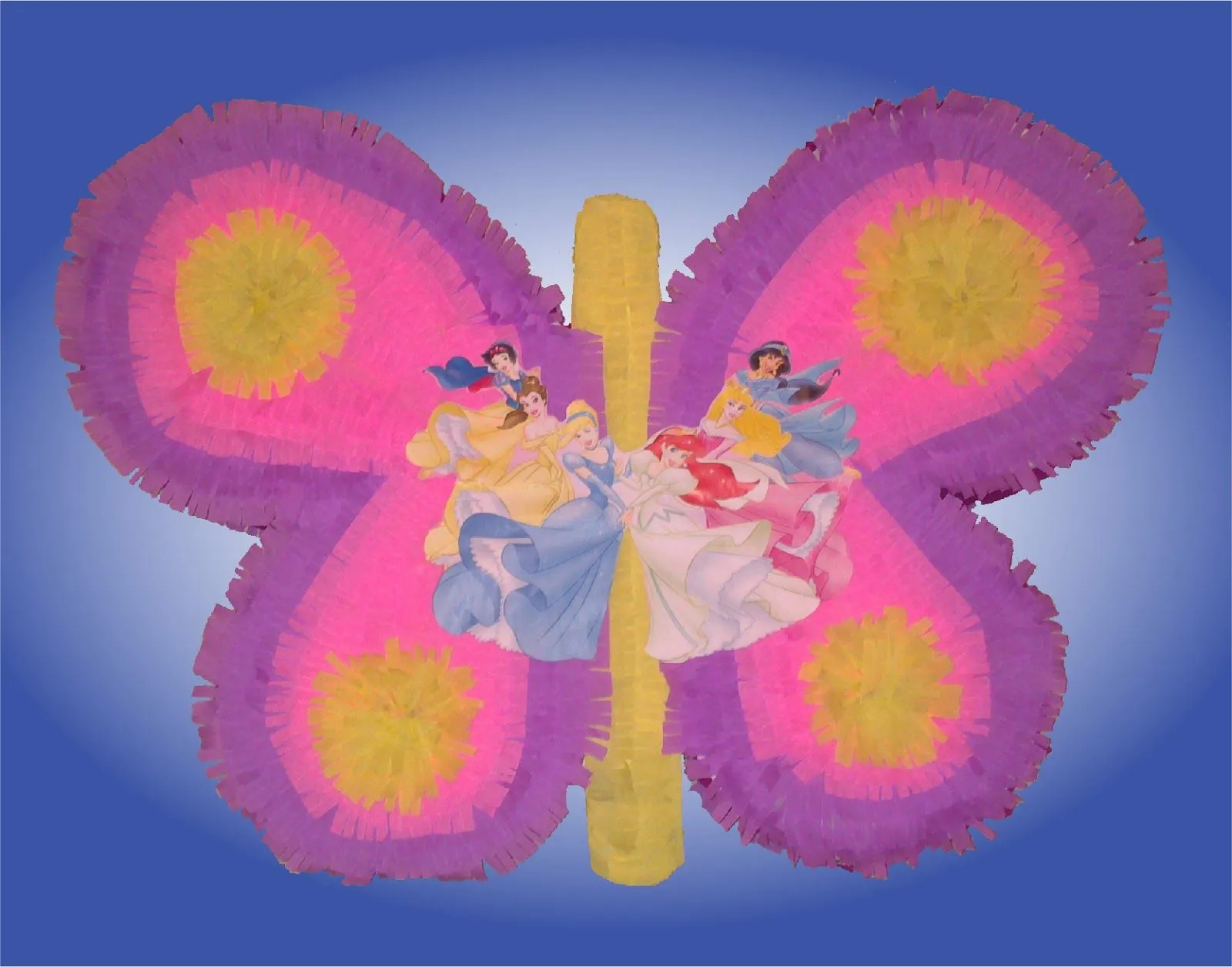 PIÑATAS : LA PIÑATA MARIPOSA DE PRINCESAS DISNEY