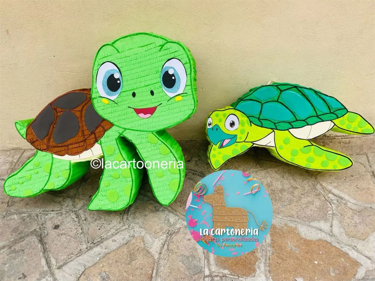 Piñatas de tortuga marina | Piñatas, Tortugas marinas, Tortugas