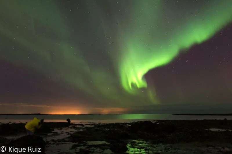 Pinceladas de la naturaleza: Islandia II, las luces del norte