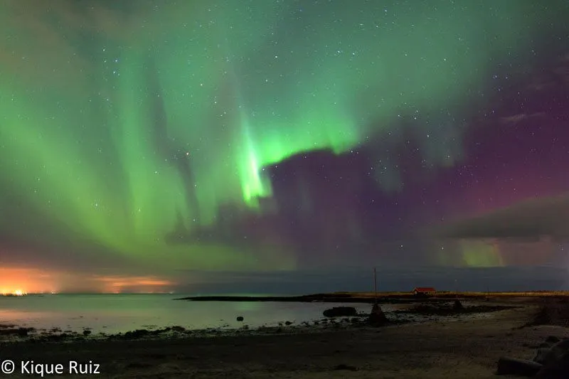 Pinceladas de la naturaleza: Islandia II, las luces del norte