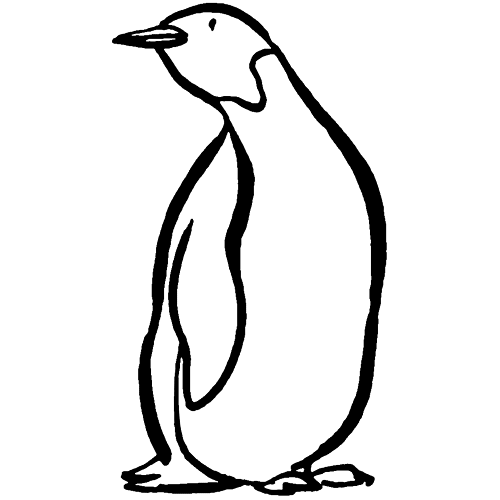 Pinguino Emperador en dibujo - Imagui