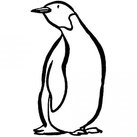 Imprimir dibujos para colorear : Pingüino