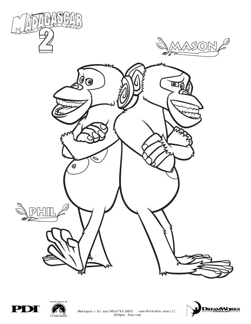 LAMINAS PARA COLOREAR - COLORING PAGES: Los Pinguinos de ...