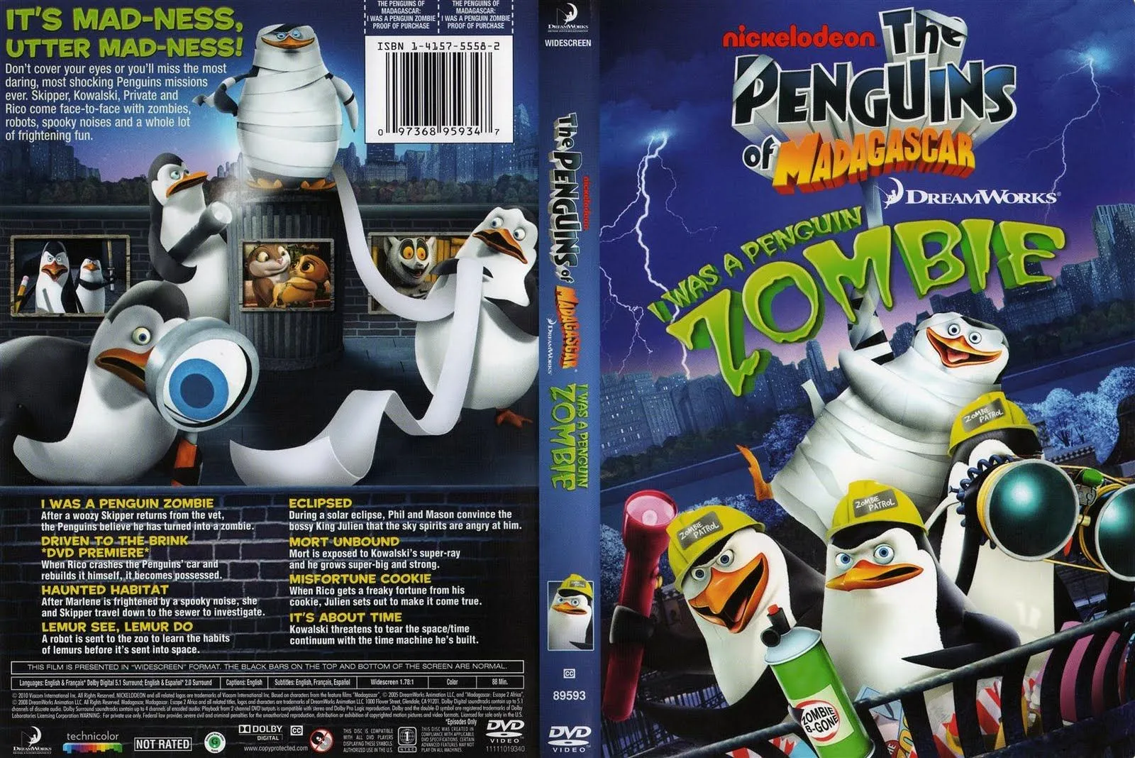 Pingúinos de Madagascar: El Pingüino Zombie (Penguins of Madagascar ...