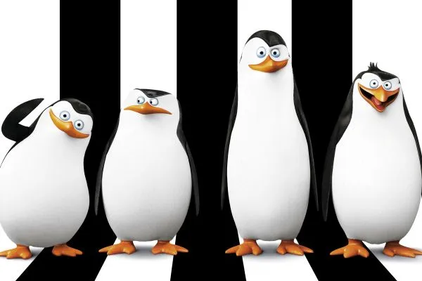 Los pingüinos de Madagascar" - Gorditos y bonitos, nada más -