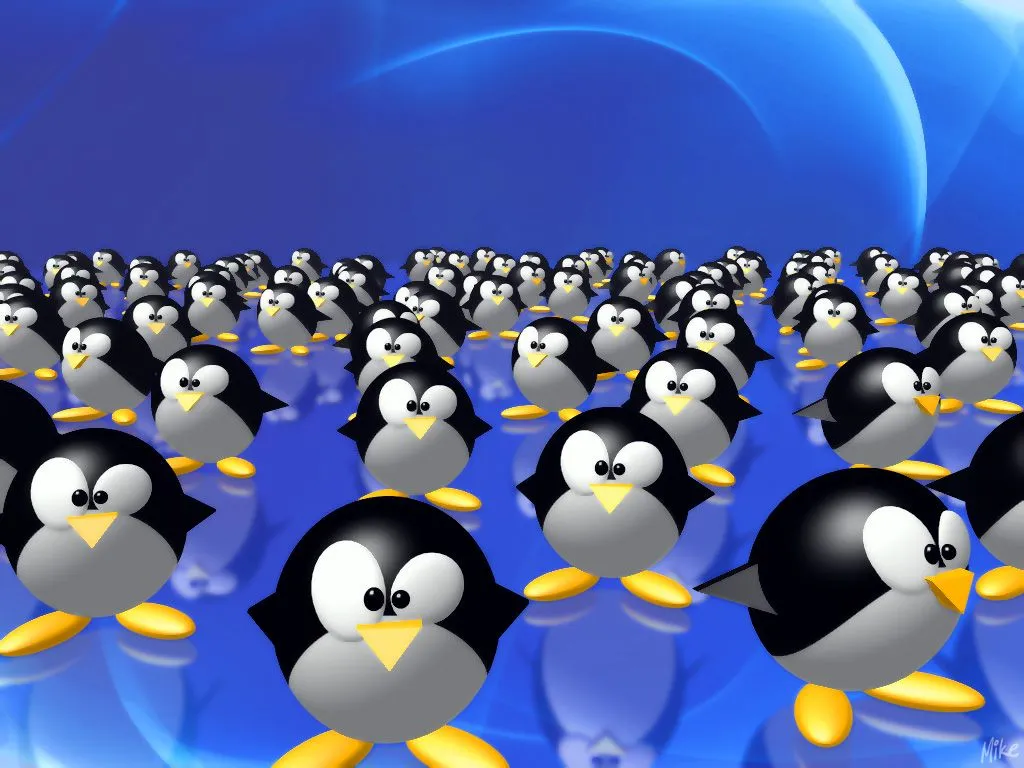 Pinguinos+linux