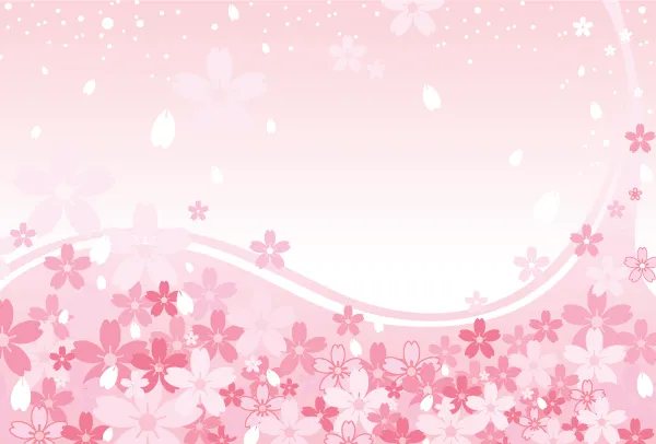 Pink Cherry Blossoms Background Design | Free Vector Graphics ...