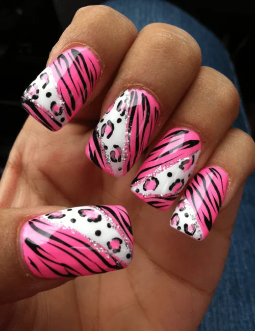 Pink Leopard Print Nails Pictures, Photos, and Images for Facebook ...