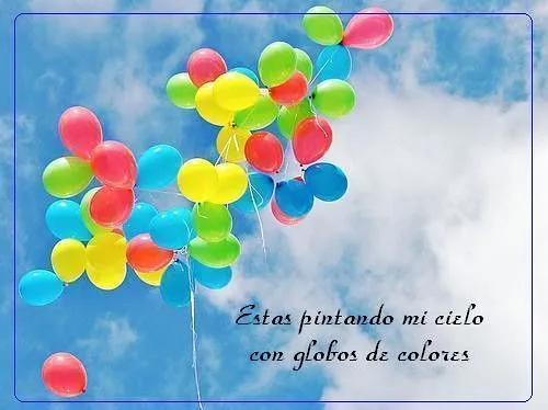 estas pintando mi cielo con globos de colores! | Flickr - Photo ...