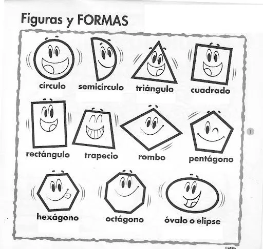 PINTAR Y APRENDER LAS FIGURAS GEOMETRICAS