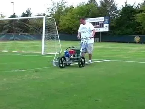 Pintar Campos de Futbol Graco Fieldlazer S100 - YouTube