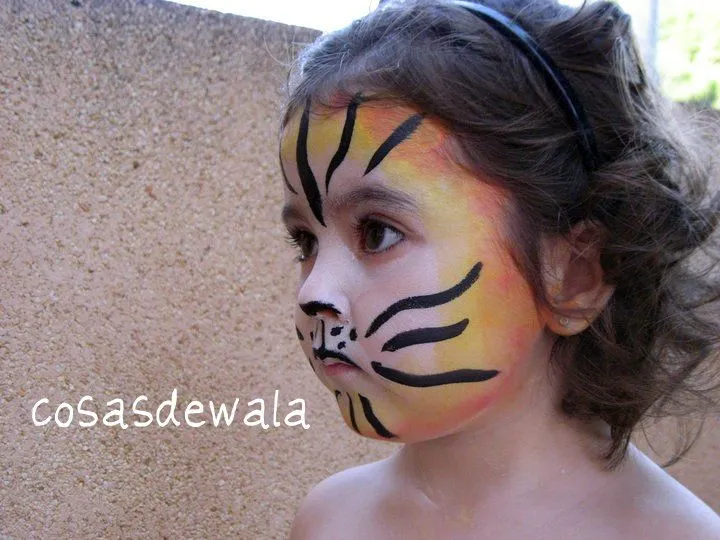 cosas de wala: maquillaje facial: TIGRE