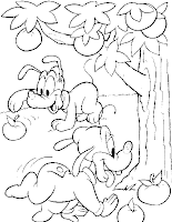 ... para pintar y colorear: bebes disney para pintar pluto y goofy