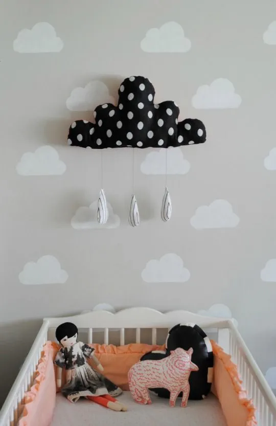 Decorar la habitación del bebé con nubes | DECORACIÓN BEBÉS