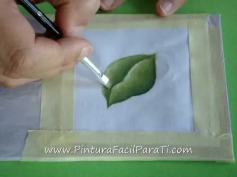 Cómo Pintar una Hoja muy FACIL | Manualidades