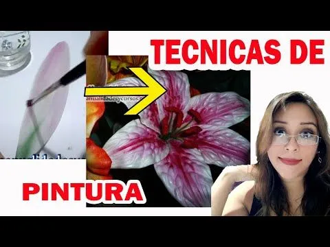 Como pintar/ matizar un pètalo de lilium realizado con foamy - YouTube