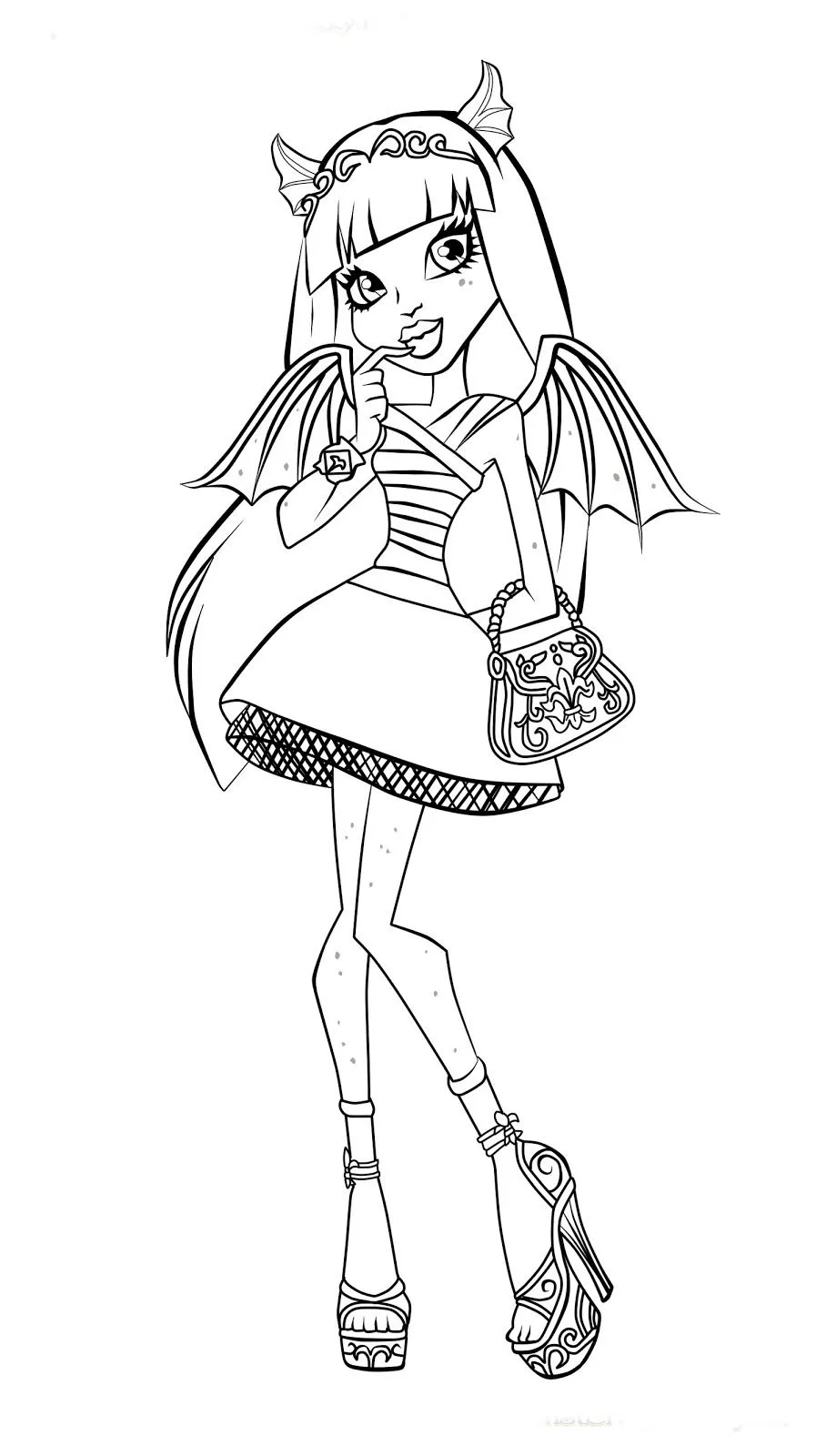 Pintar a monster high Colouring Pages