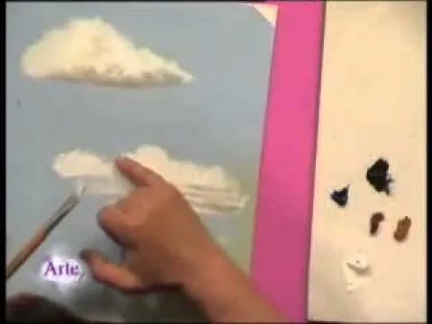 Cómo pintar nubes - YouTube