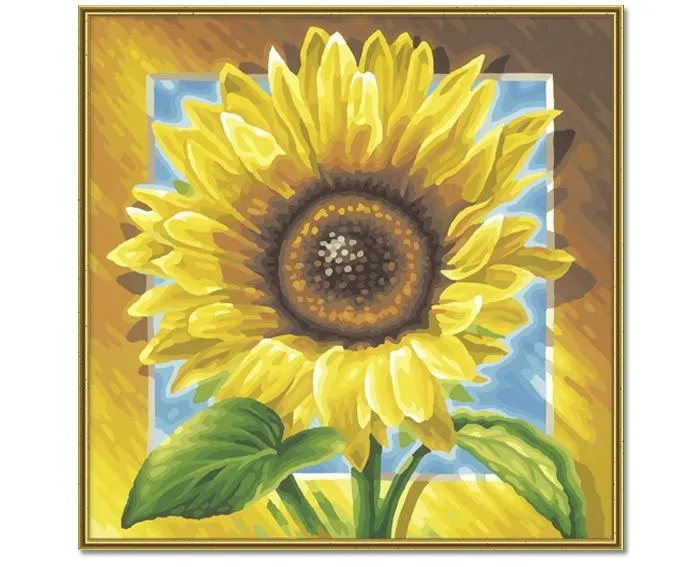 Girasol pintura - Imagui