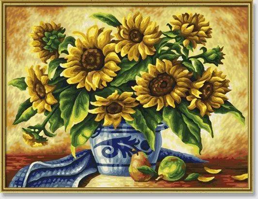 Girasoles pintura - Imagui