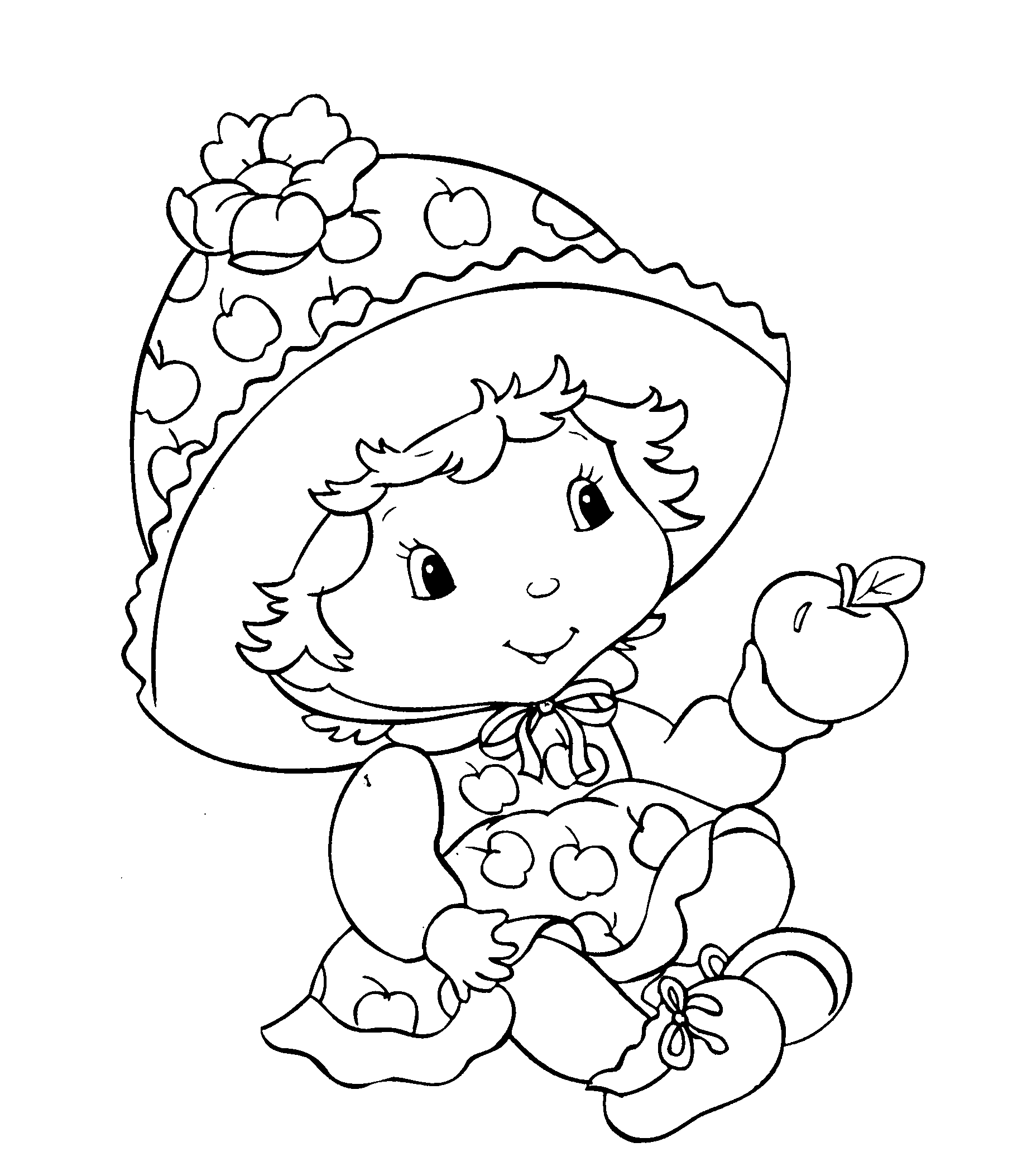 Dibujos para colorear rosita fresita bebé - Imagui