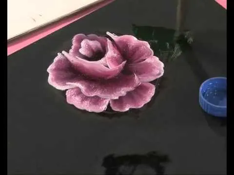 Pintar rosas y hojas - Pinceladas - Silvia Mongelos - YouTube