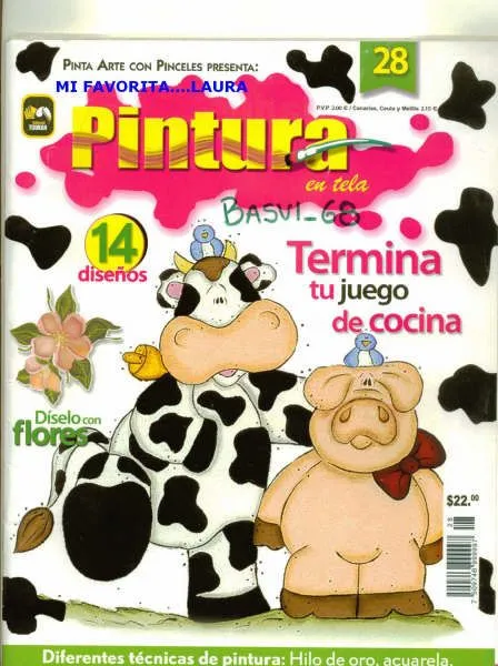 Vacas country en tela - Imagui