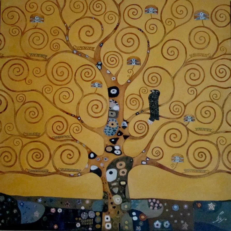 Pintar la vida: El árbol de la vida (Klimt)- centro