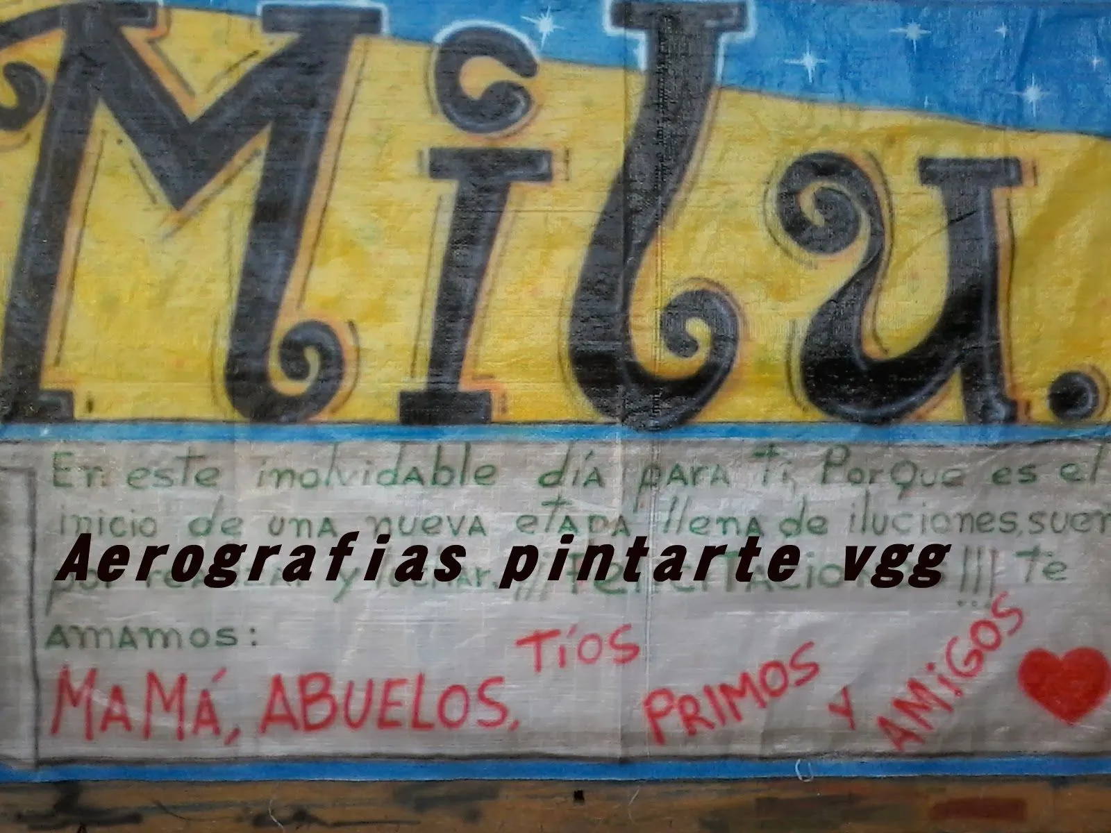 Pintarte vgg: Pasacalles