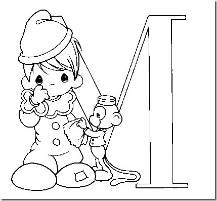 Pinto Dibujos: Alfabeto de los precious moments – dibujos para ...