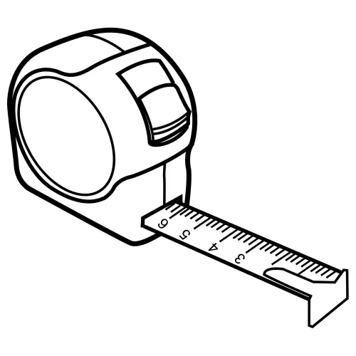 Pinto Dibujos: Cinta métrica para colorear