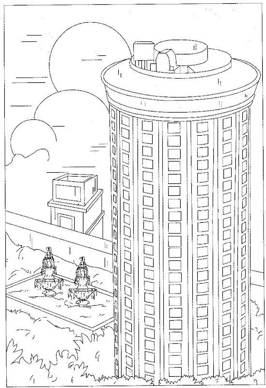 Edificio rascacielos Colouring Pages (page 3)