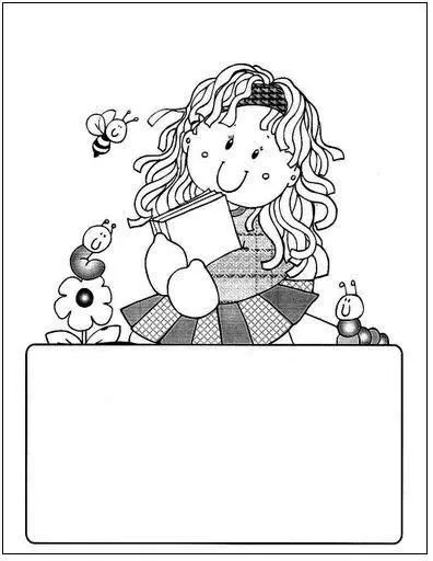 Pinto Dibujos: Maestra preescolar para colorear