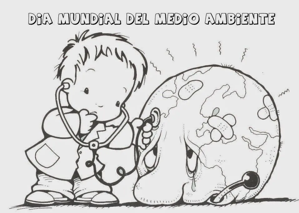 Pinto Dibujos: Día mundial del medio ambiente para colorear 5 de ...