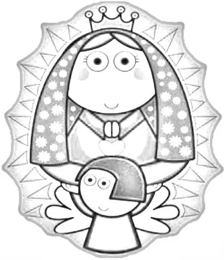 Virgin of guadalupe coloring pages | Coloring Pages