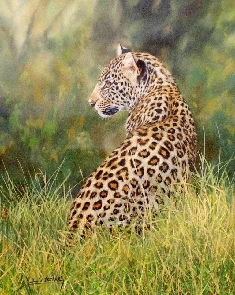 Pintor Fotorrealista de Animales Feroces, David Stribbling ...