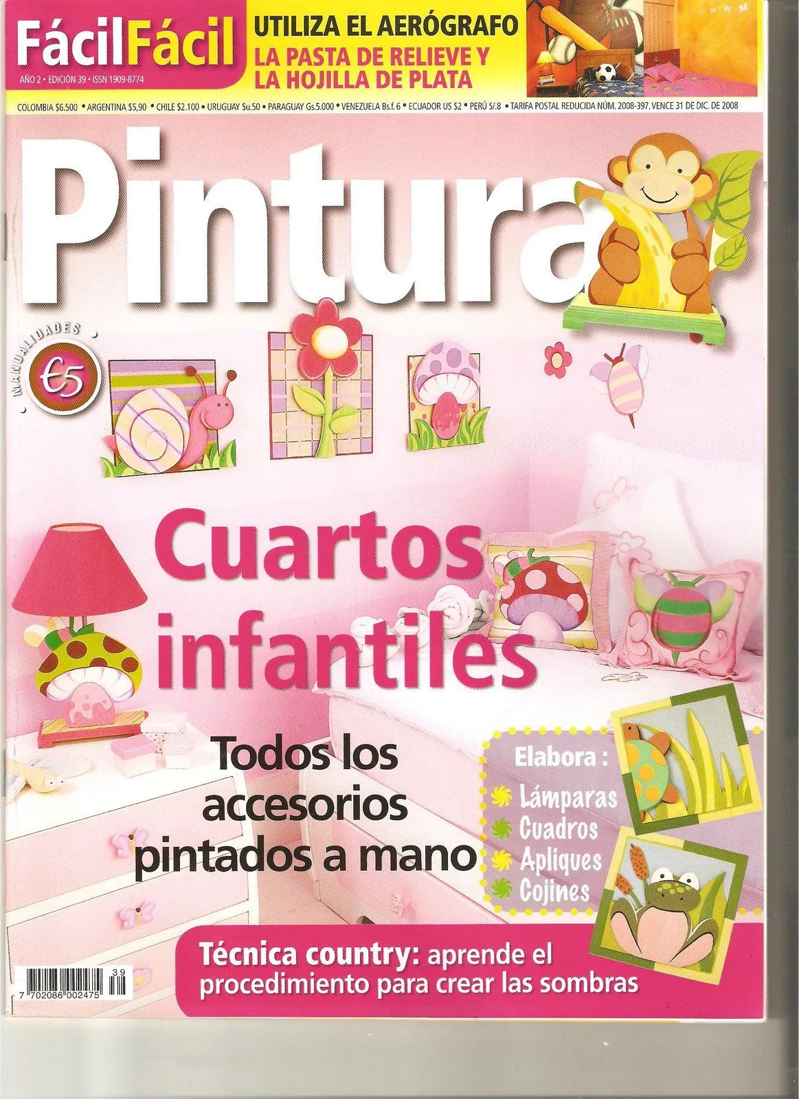 PINTURA: Cuartos infantiles, todos los accesorios pintados a mano ...